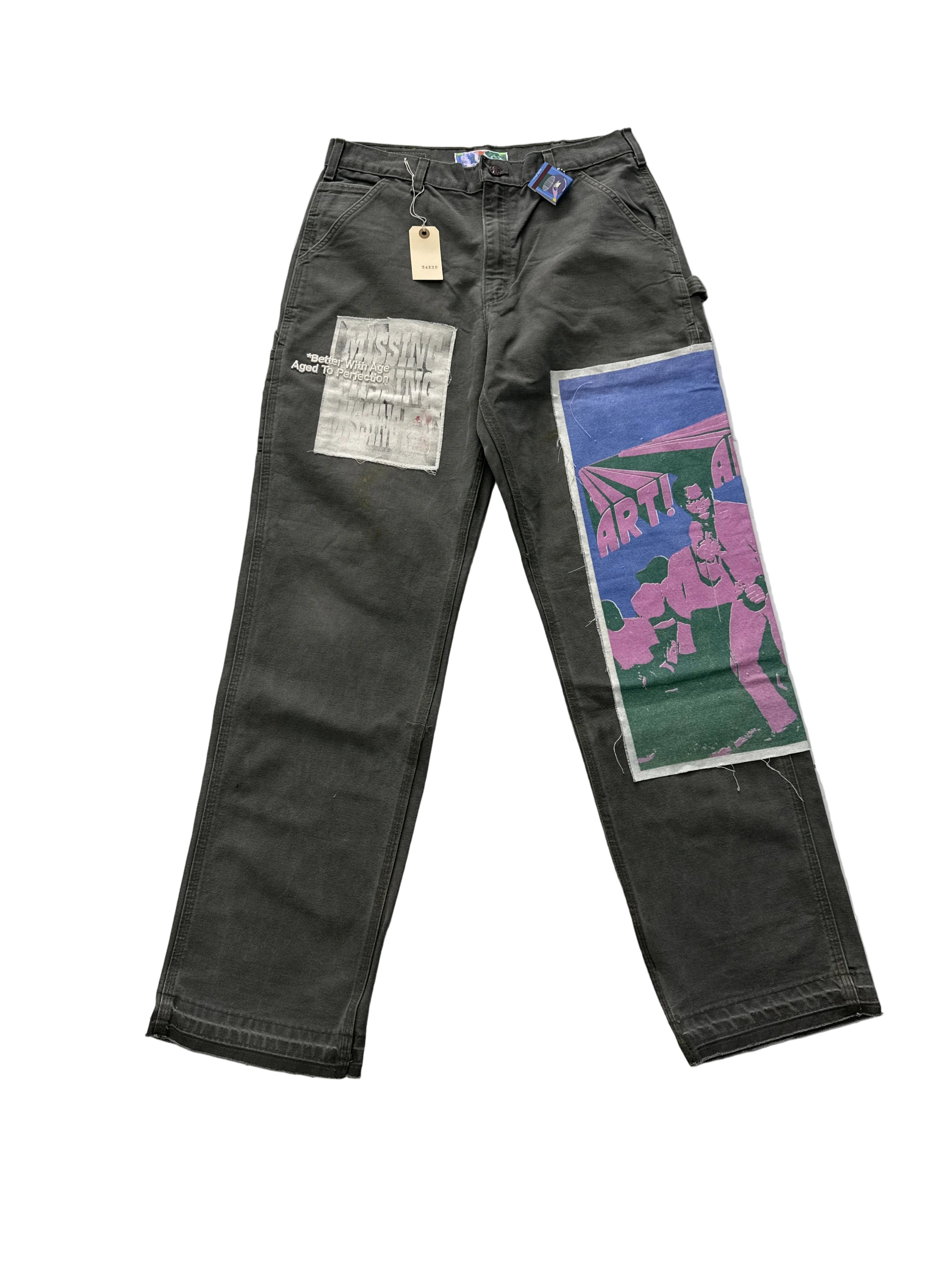 Better With Age ‘Feck’ Olive Jeans