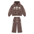 Floor 914 ‘Skull’ Sweatsuit Brown