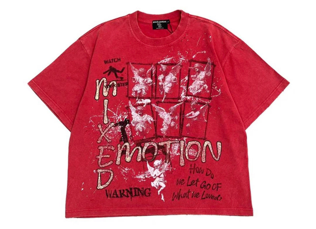 Mixed Emotions Red Crimson Tee