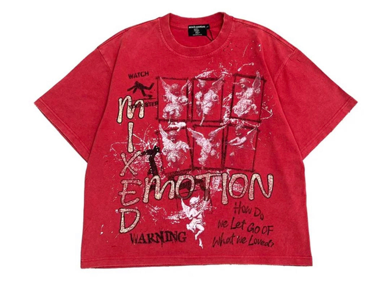 Mixed Emotions Red Crimson Tee