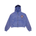 Vale Forever Sea Cluster Zip Up Hoodie Blue
