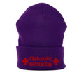 Chrome Hearts Purple Red Beanie