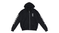 Chrome Hearts Black White Vertical Zip Up Hoodie