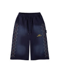 Happy Memories Don’t Die ‘Crystal’ HMDD 3/4 Sweat Shorts Navy