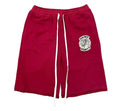 Saint Vanity Crimson Uniform Sweat Shorts