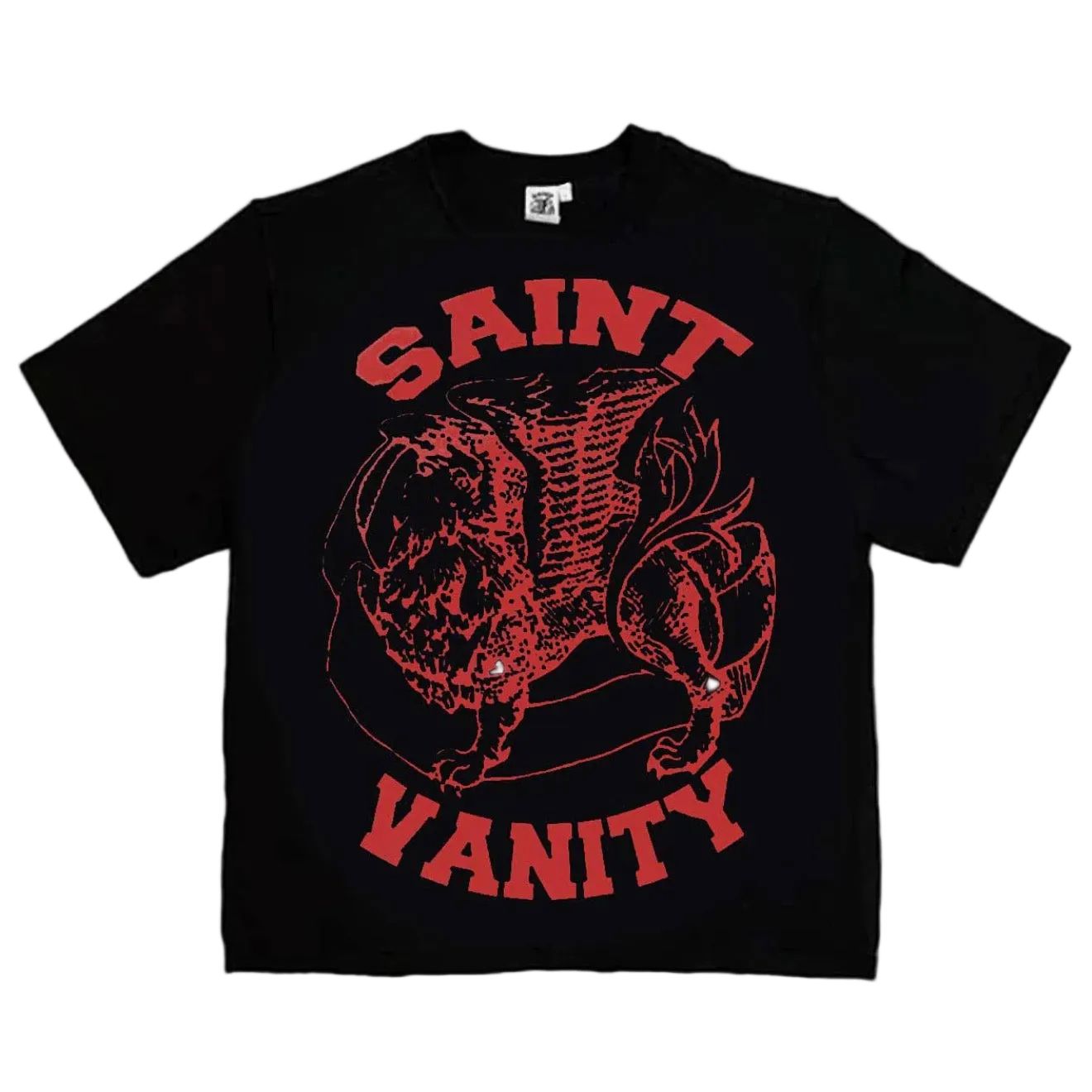 Saint Vanity ‘Griffin’ Tee Black/Red