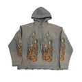 Who Decides War ‘Faded Flame’ Hoodie Grey