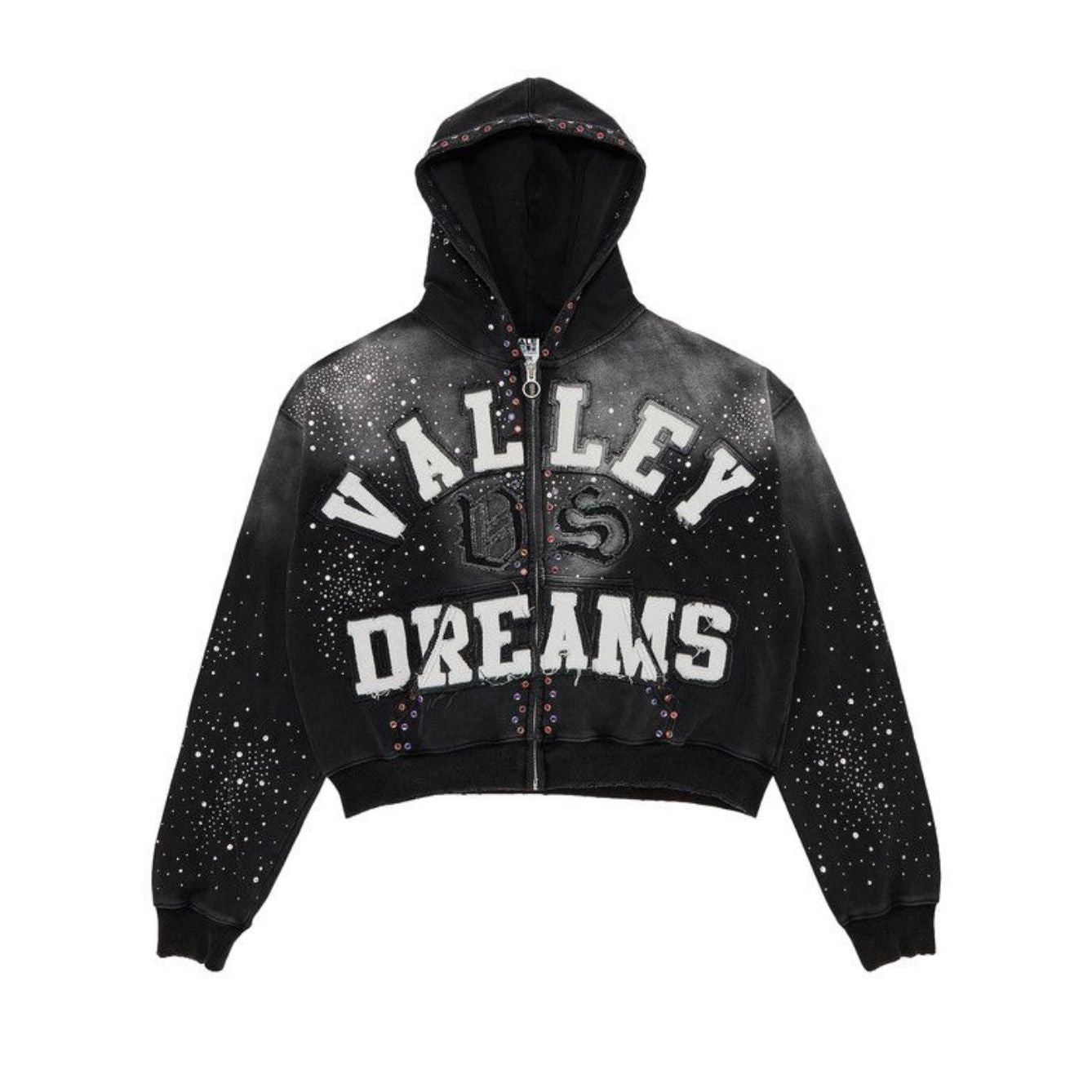 Vale Forever ‘Classico’ Zip Up Hoodie Black (STEAL)