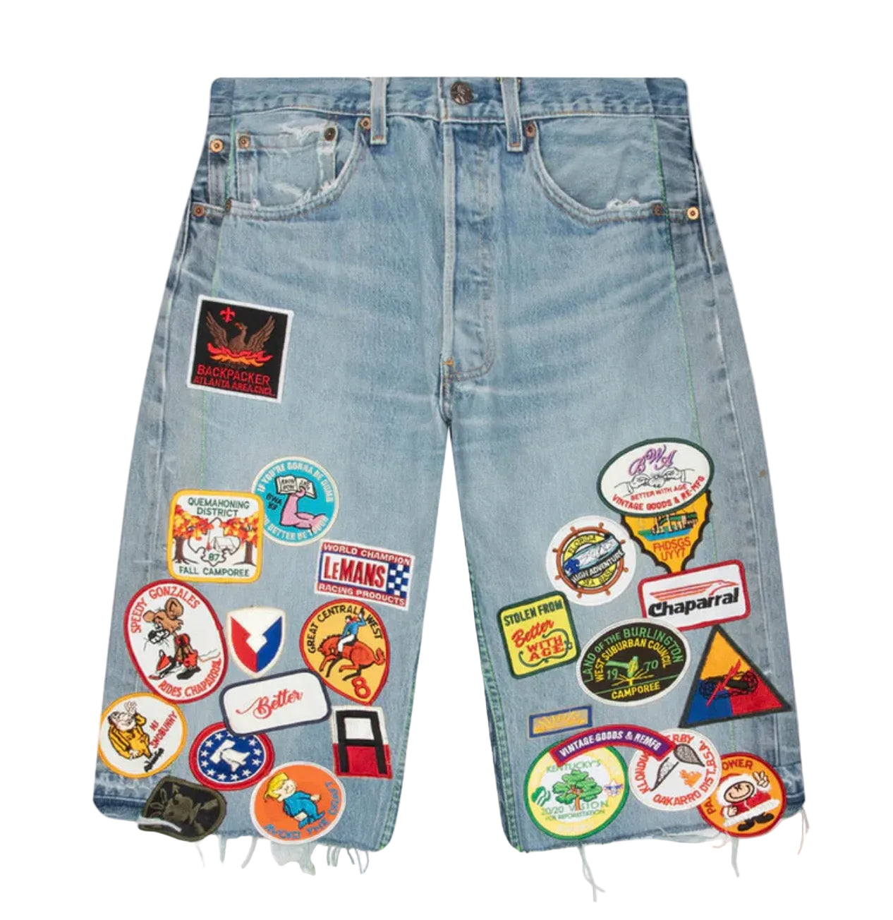 Better With Age SS26 ‘Gentlemen’s Triple Wide’ Jean Shorts Patch