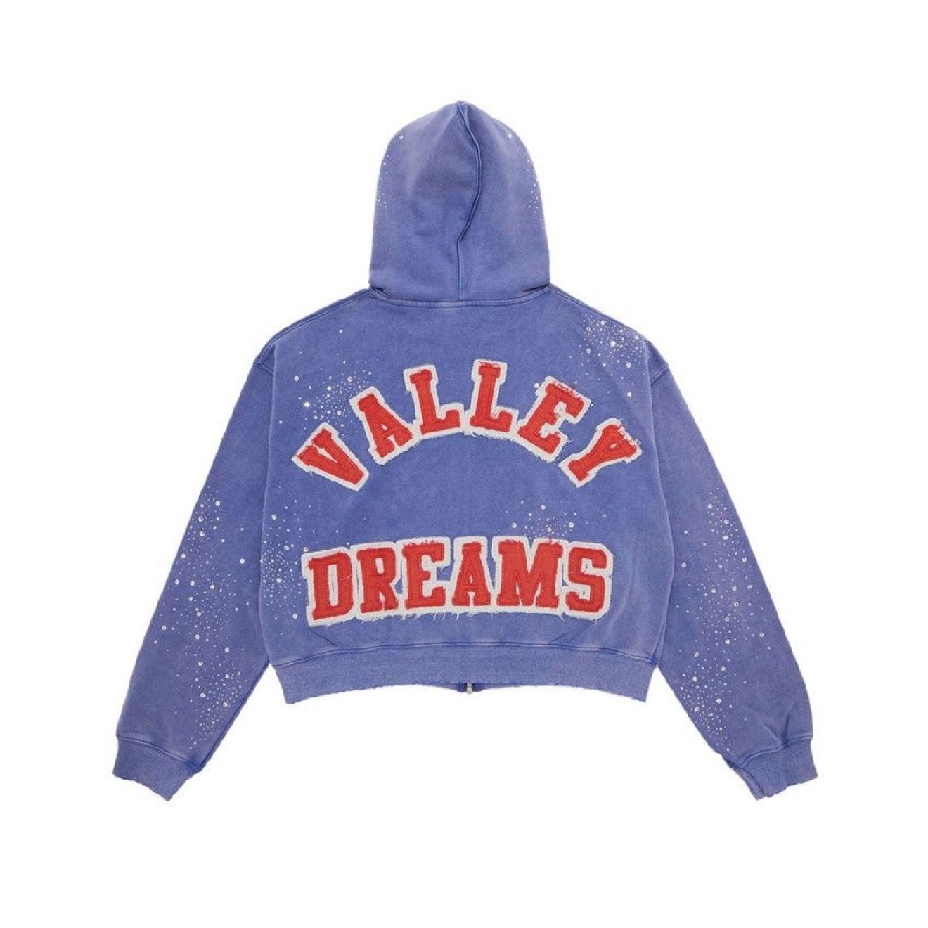 Vale Forever Sea Cluster Zip Up Hoodie Blue