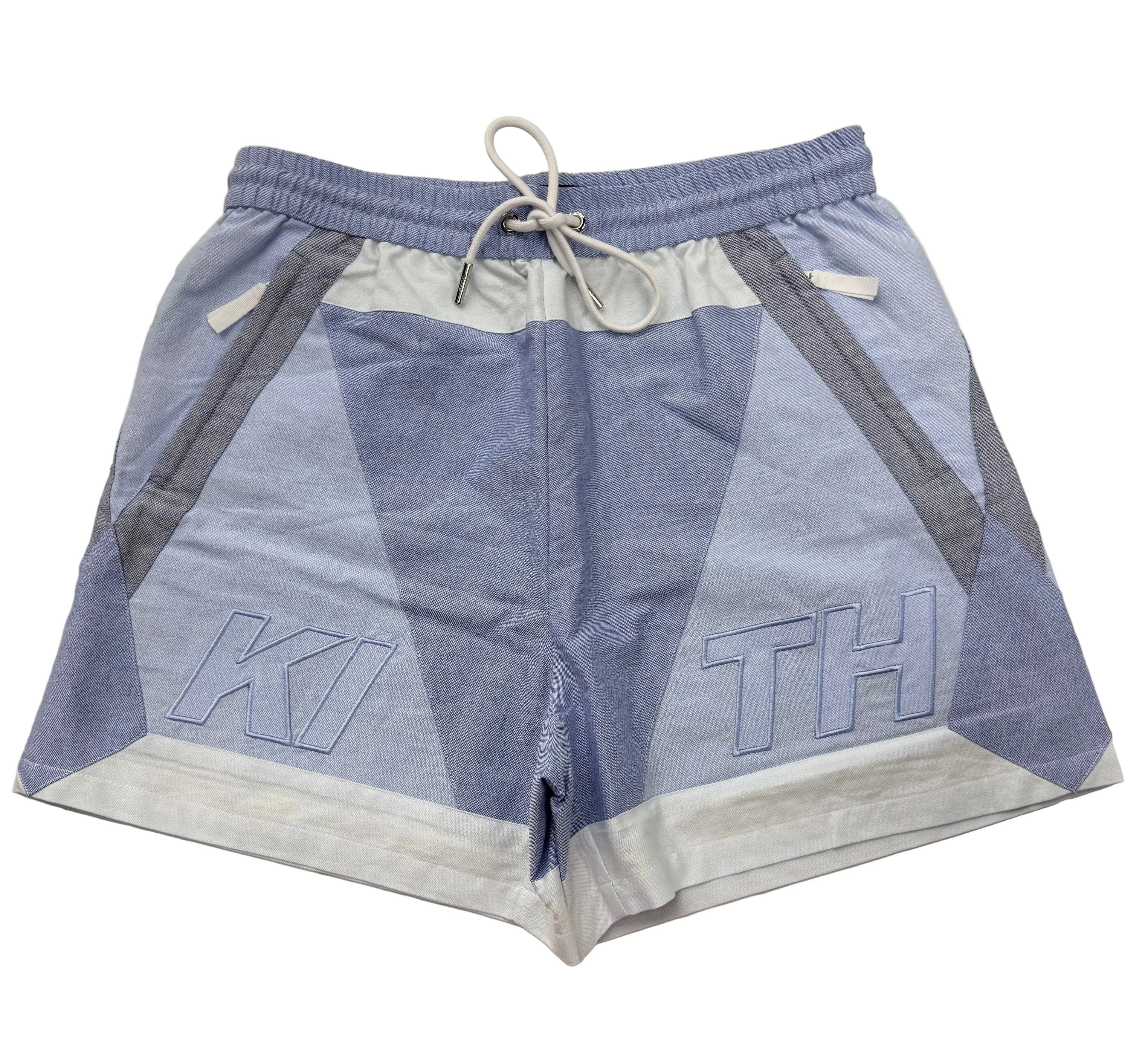 Kith ‘Oxford Turbo’ Shorts Milky Way Blue