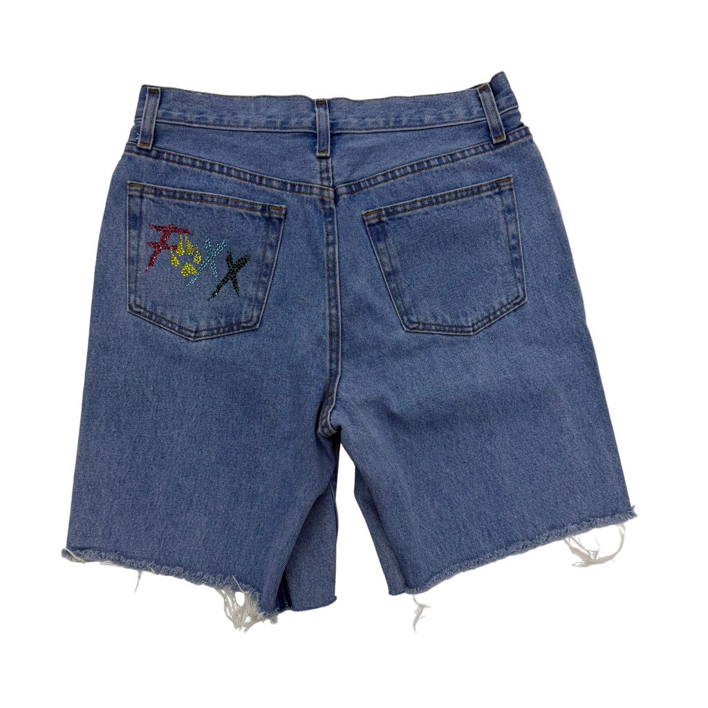 Kill by Foxx ‘Rhinestone’ Jean Shorts