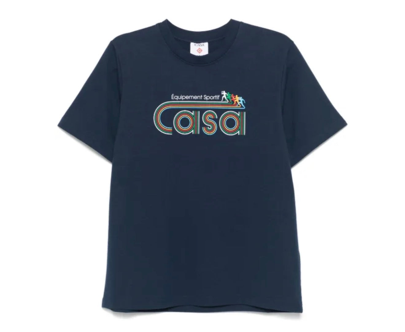 Casablanca Navy Sport Equipment Tee