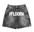 Floor 914 ‘Uniform’ Jean Shorts Black