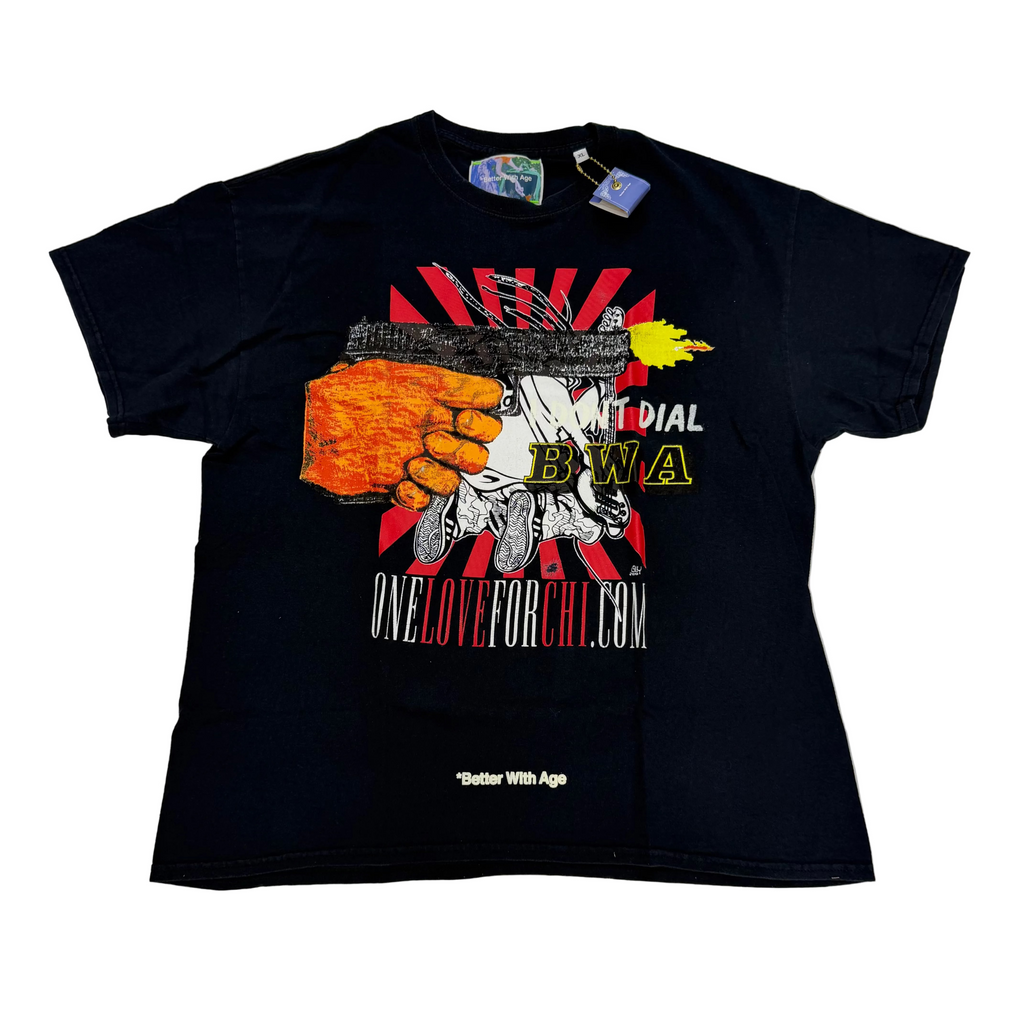 Better With Age SS26 ‘Bang’ Tee Black/Red