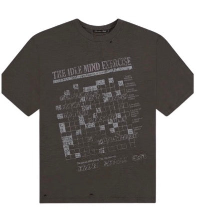 Boredom Kills Scramble Tee Black