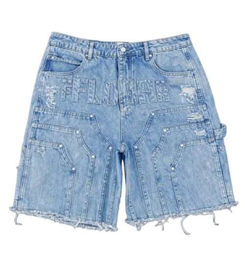 Floor 914 ‘Workman’ Jean Shorts Blue