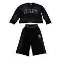 Saint Vanity ‘Chrome’ Crewneck Set Black