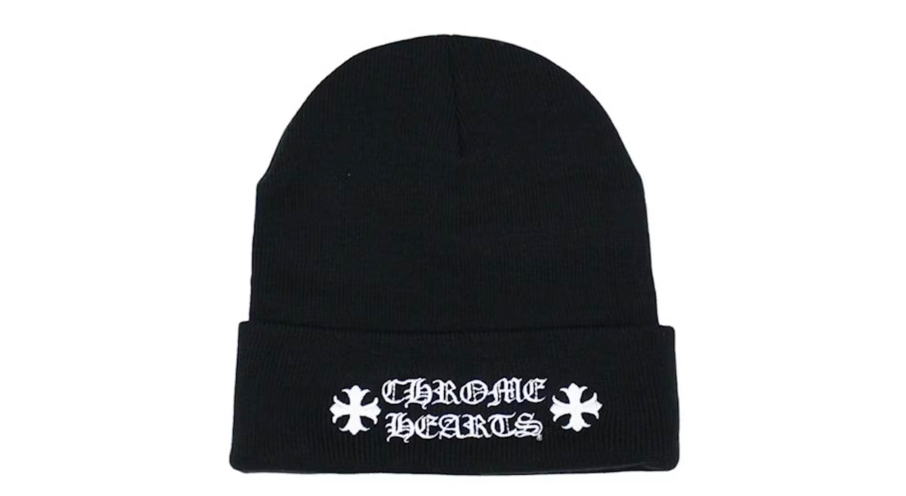 Chrome Hearts Black Beanie