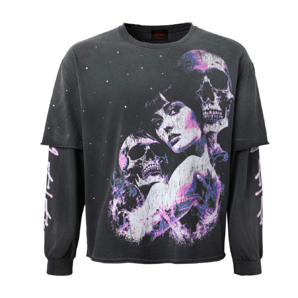 Lost Intricacy ‘Forbidden Love’ Longsleeve Black/Purple