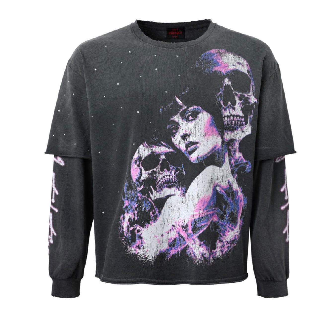 Lost Intricacy ‘Forbidden Love’ Longsleeve Black/Purple