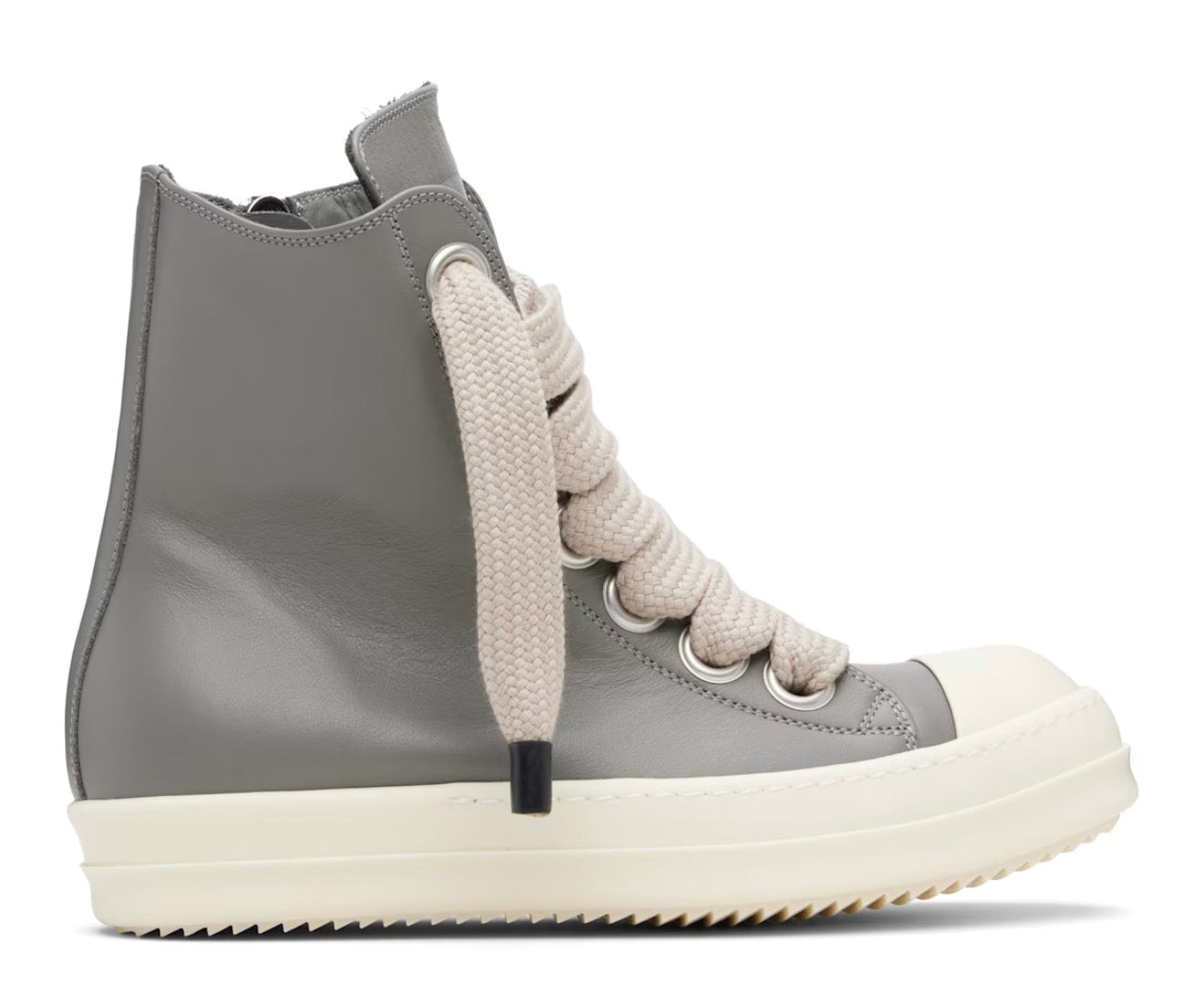 Rick Owens Grey Temple Jumbo Lace High
