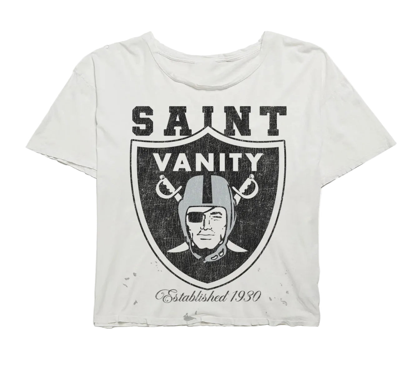 Saint Vanity ‘Raiders’ Tee White/Black