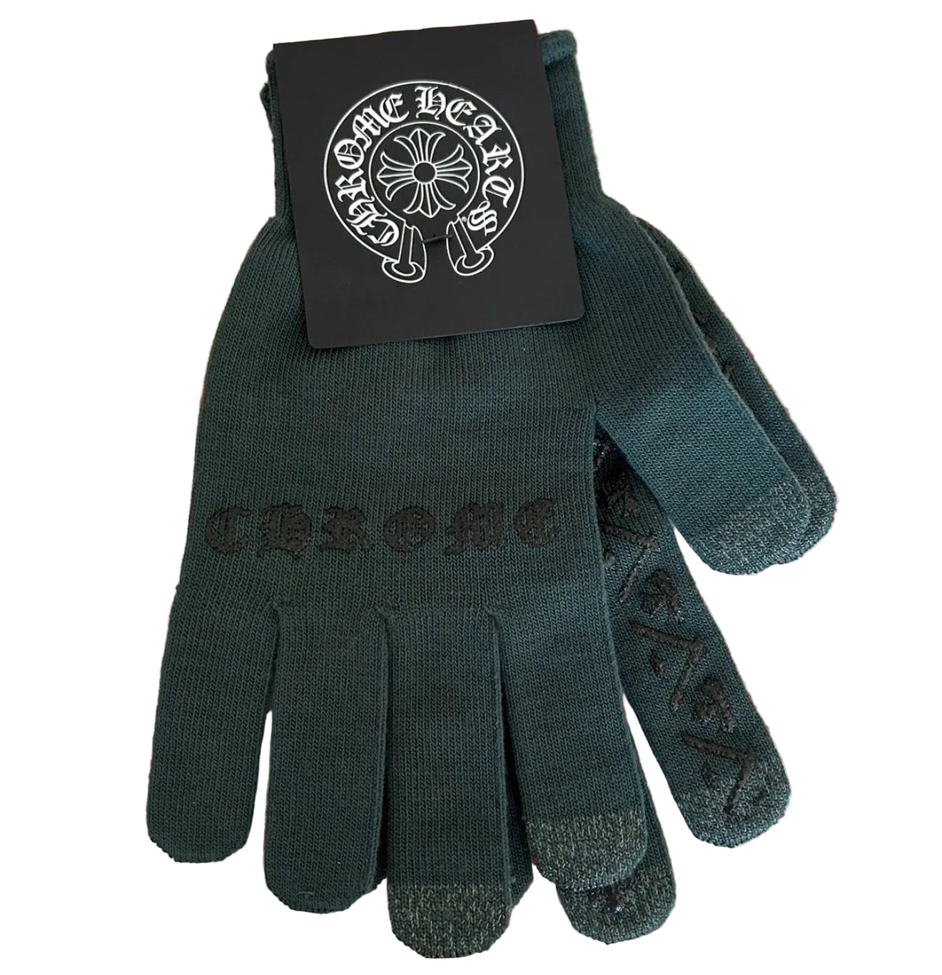 Chrome Hearts Checkmate Gloves Green
