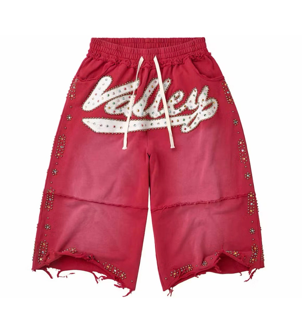 Vale Forever ‘Skittles’ Sweat Shorts Ruby