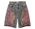 Vale Light Wash Pink Charm Shorts