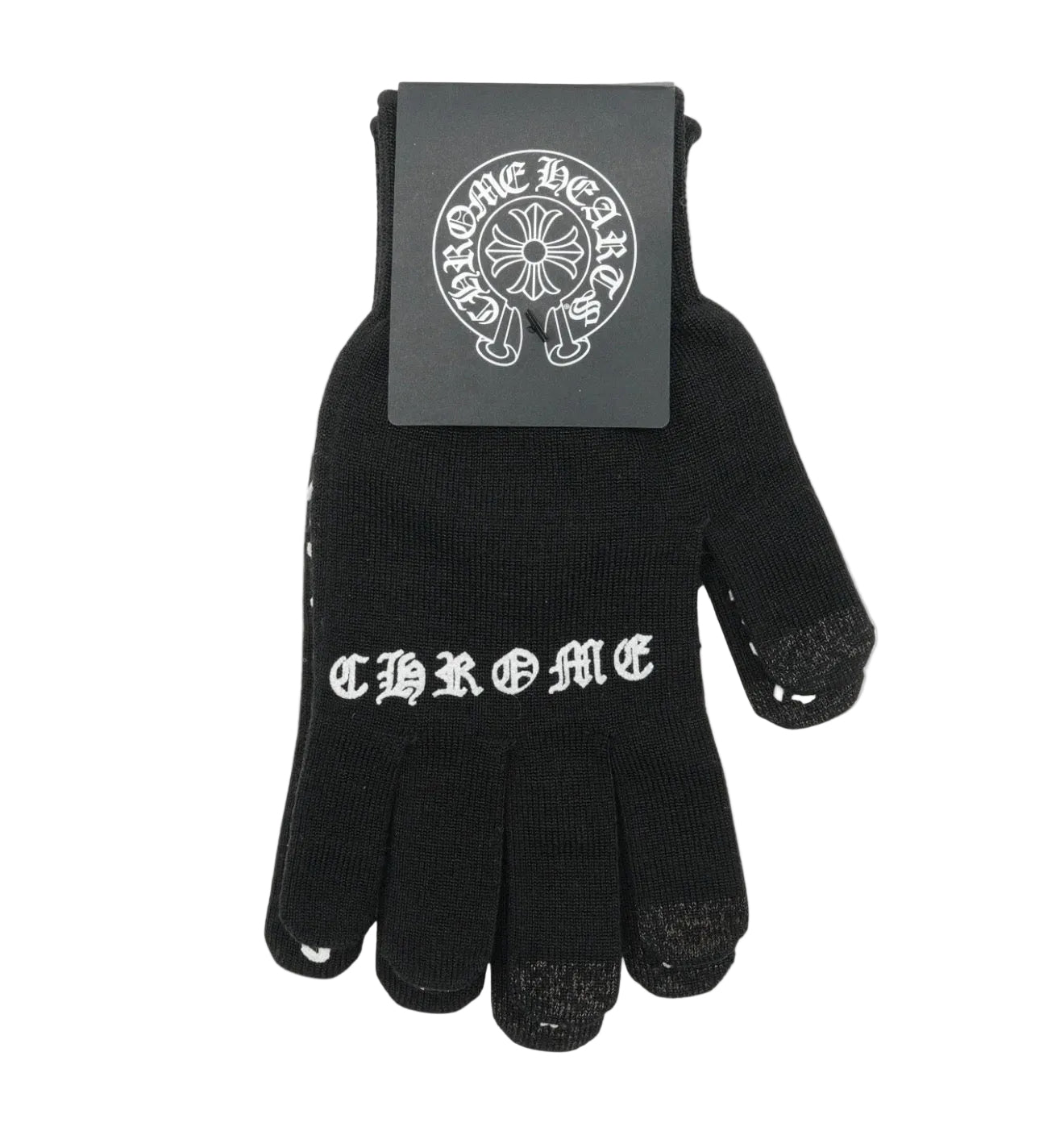 Chrome Hearts Checkmate Gloves Black