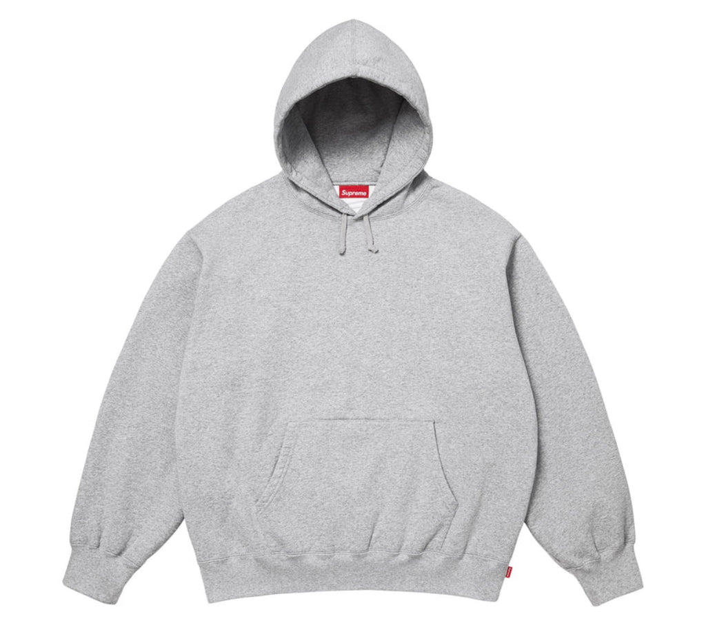Supreme ‘Satin Appliqué’ Hoodie SS26 Grey