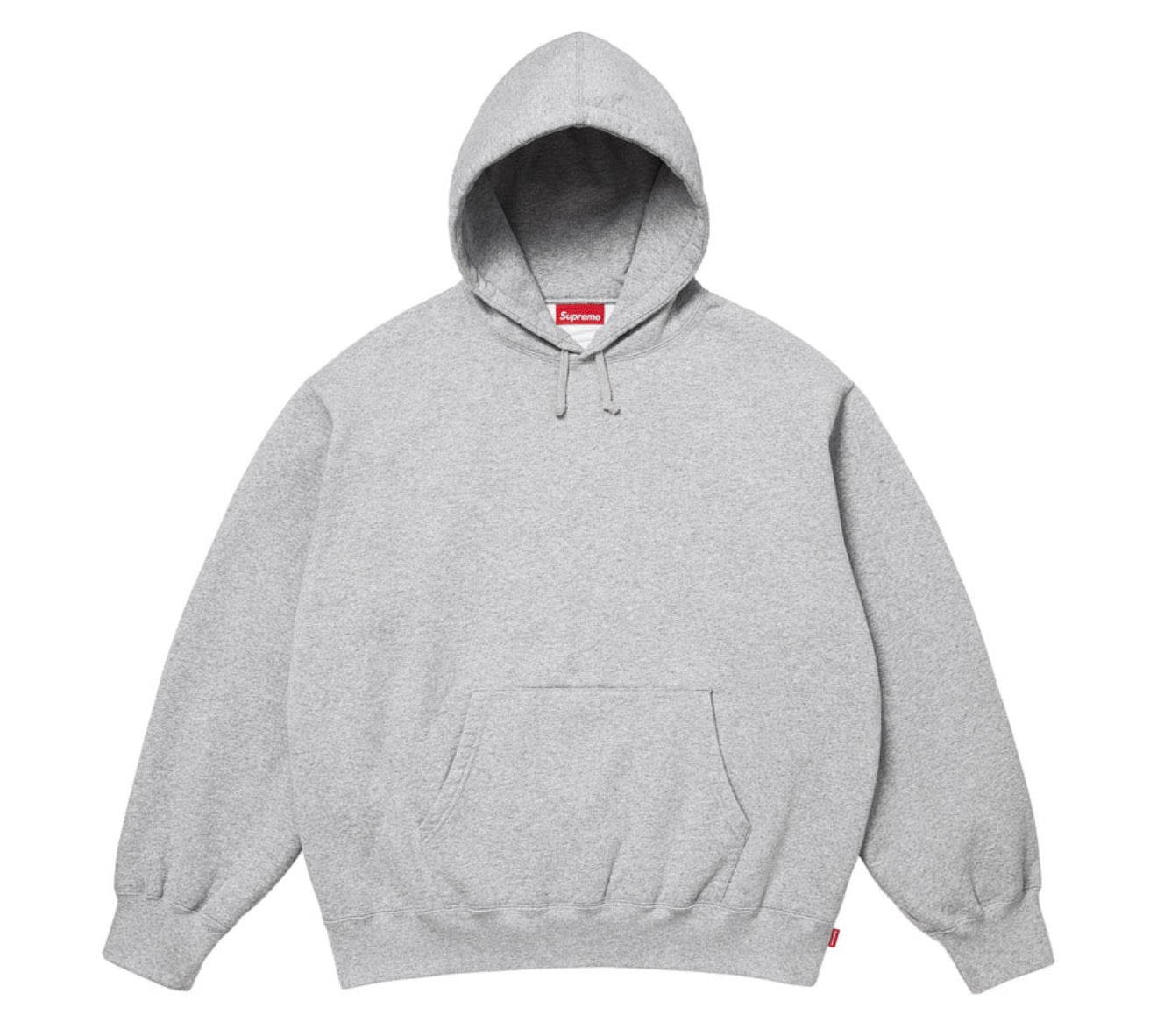 Supreme ‘Satin Appliqué’ Hoodie SS26 Grey