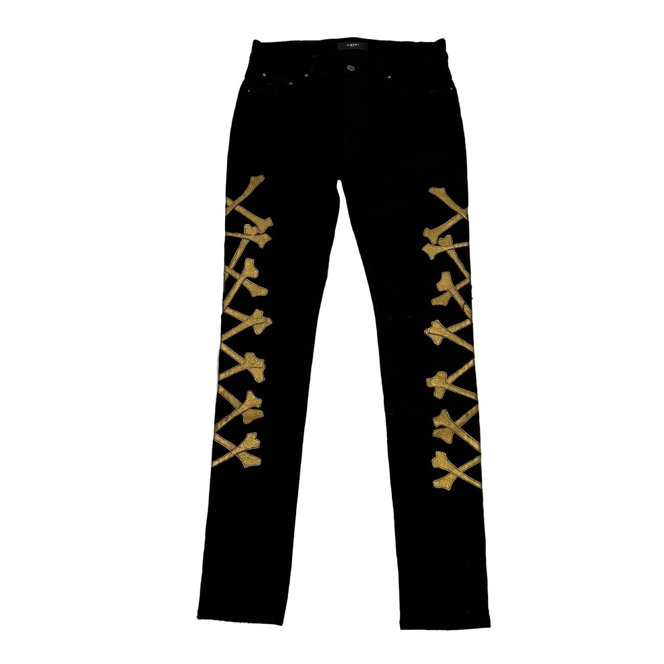 Mike Amiri ‘Gold Bones’ Jeans