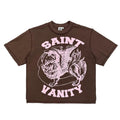 Saint Vanity ‘Griffin’ Tee Brown/Pink