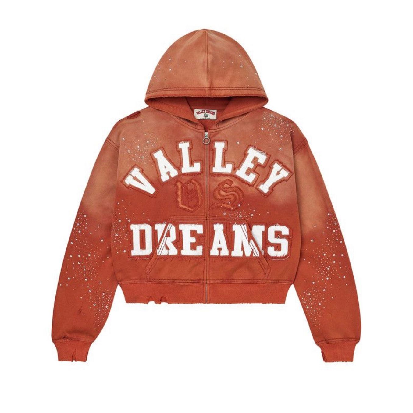 Vale Forever ‘Classico’ Zip Up Hoodie Orange (STEAL)