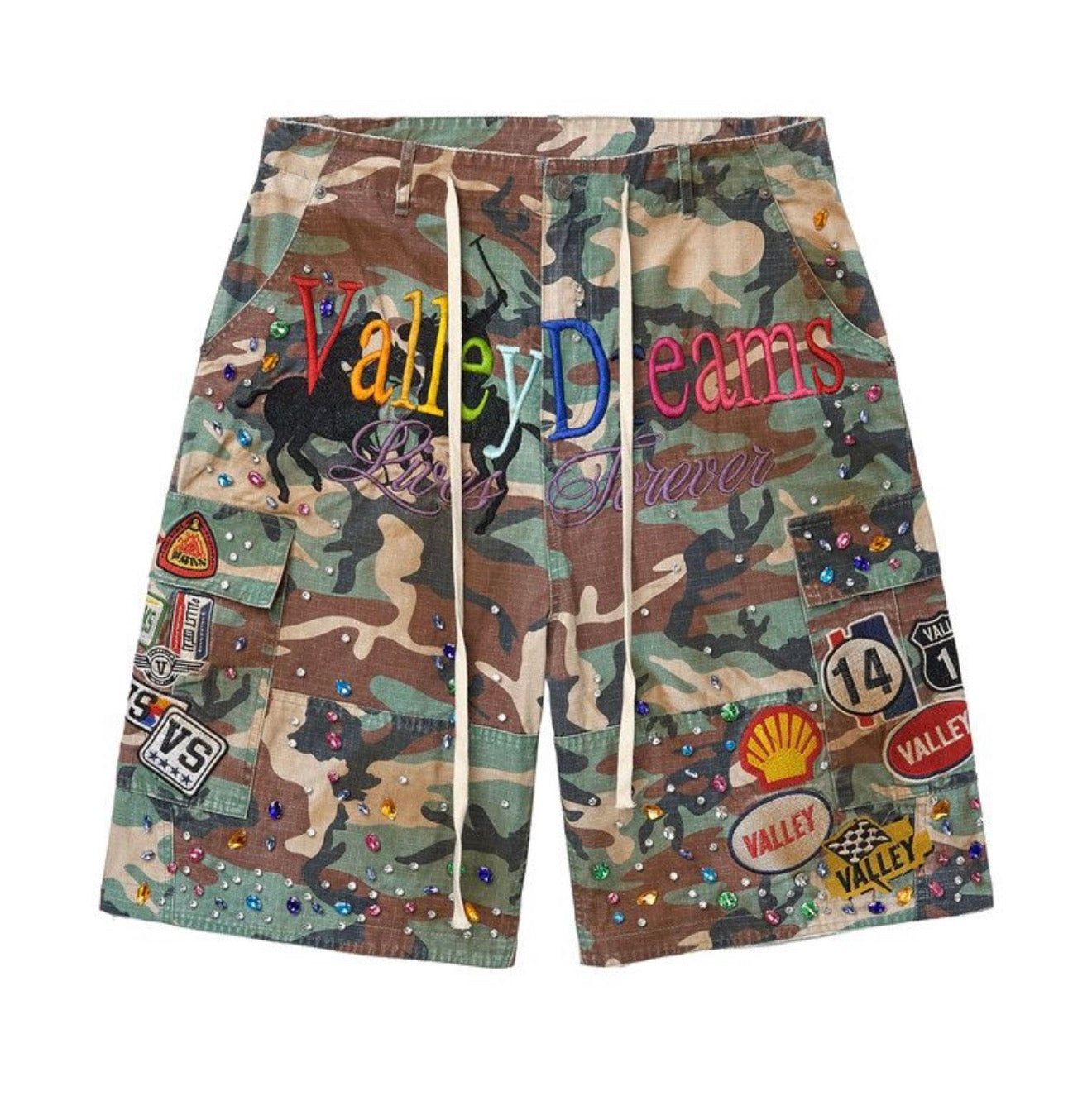 Vale Forever ‘Dreams’ Camo Cargo Shorts
