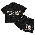Mixed Emotion ‘Back Yard’ Nylon Set Black