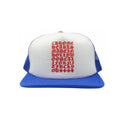 Chrome Hearts Trucker Hat Eye Chart Blue