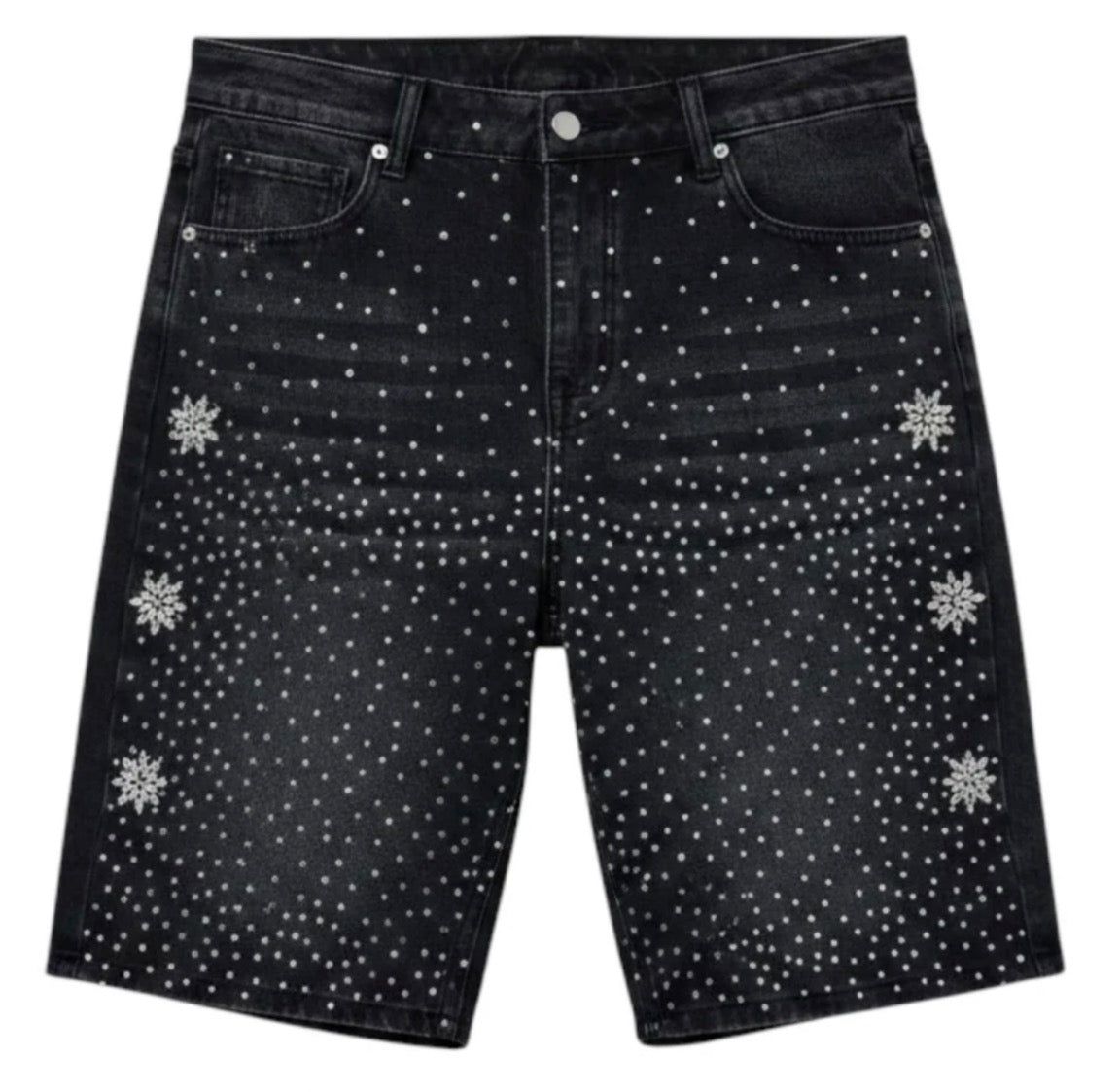 Fraternal ‘Astro’ Black Jean Shorts