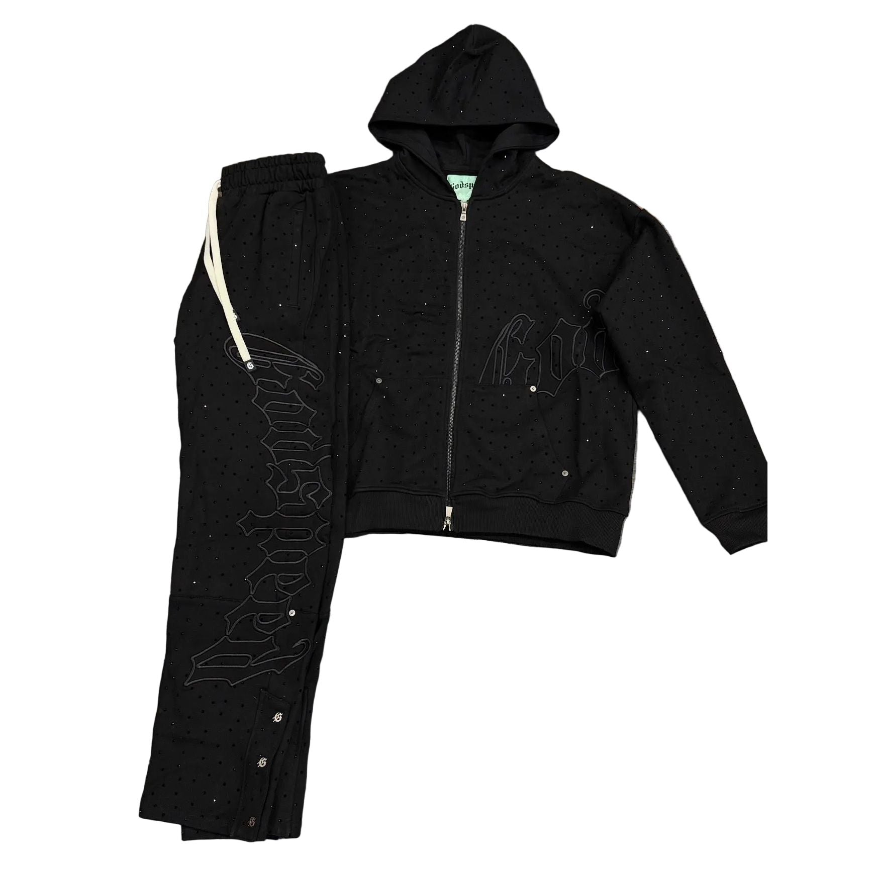 Godspeed V2 Logo OG Sweatsuit VVS Black/Black