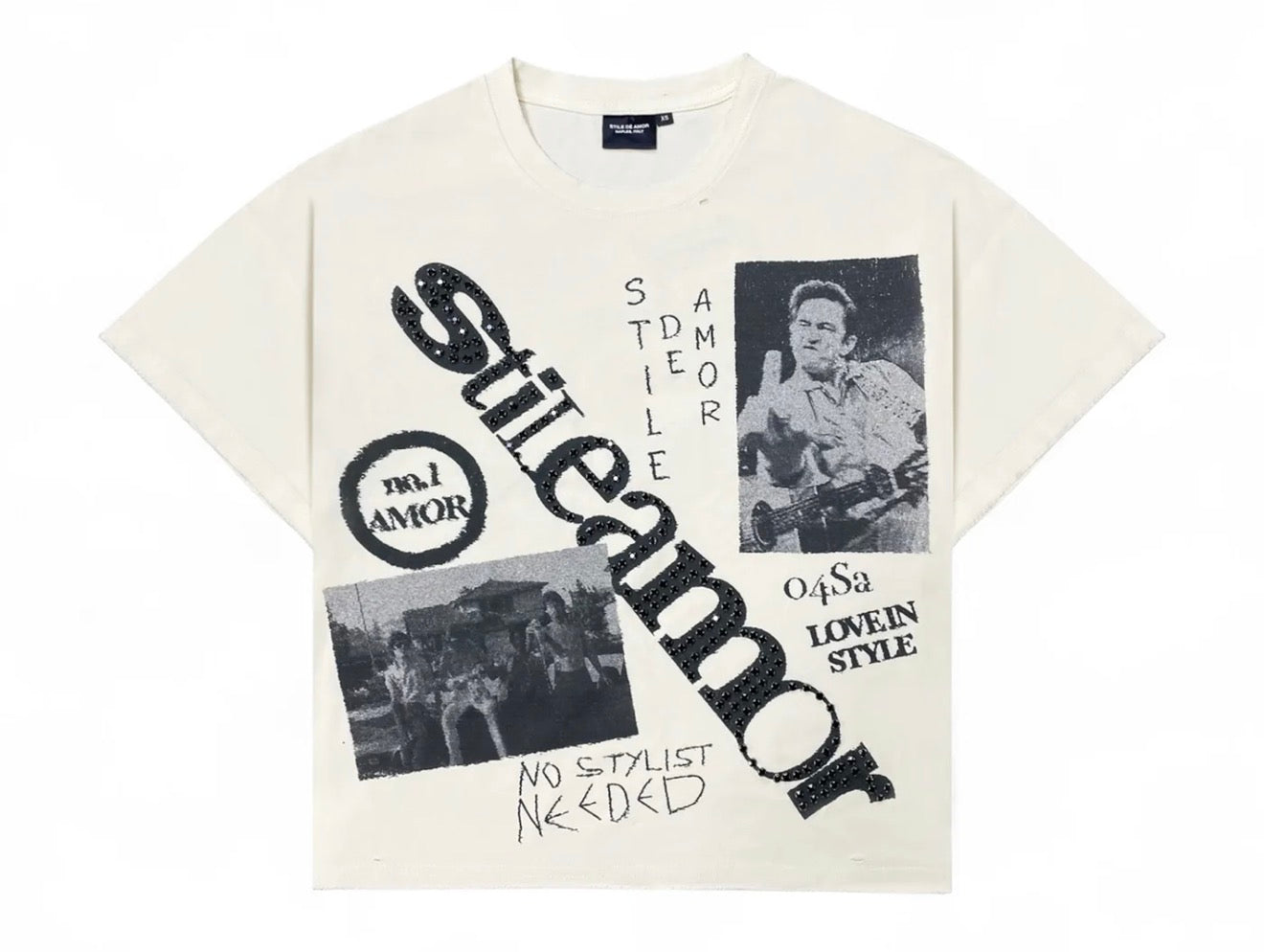 Stile De Amor Cream No Stylist Tee