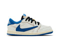 Travis Scott x Air Jordan 1 Retro Low OG x Fragment‘Sail Military Blue’ TD/PS