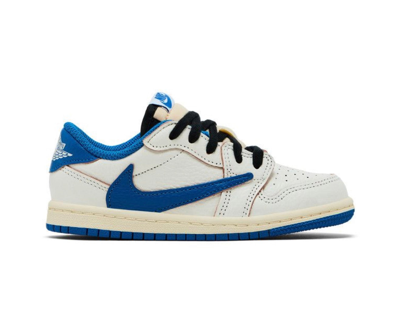 Travis Scott x Air Jordan 1 Retro Low OG x Fragment‘Sail Military Blue’ TD/PS