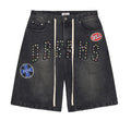 Vale Forever ‘Dream Rainbow’ Jean Shorts Black