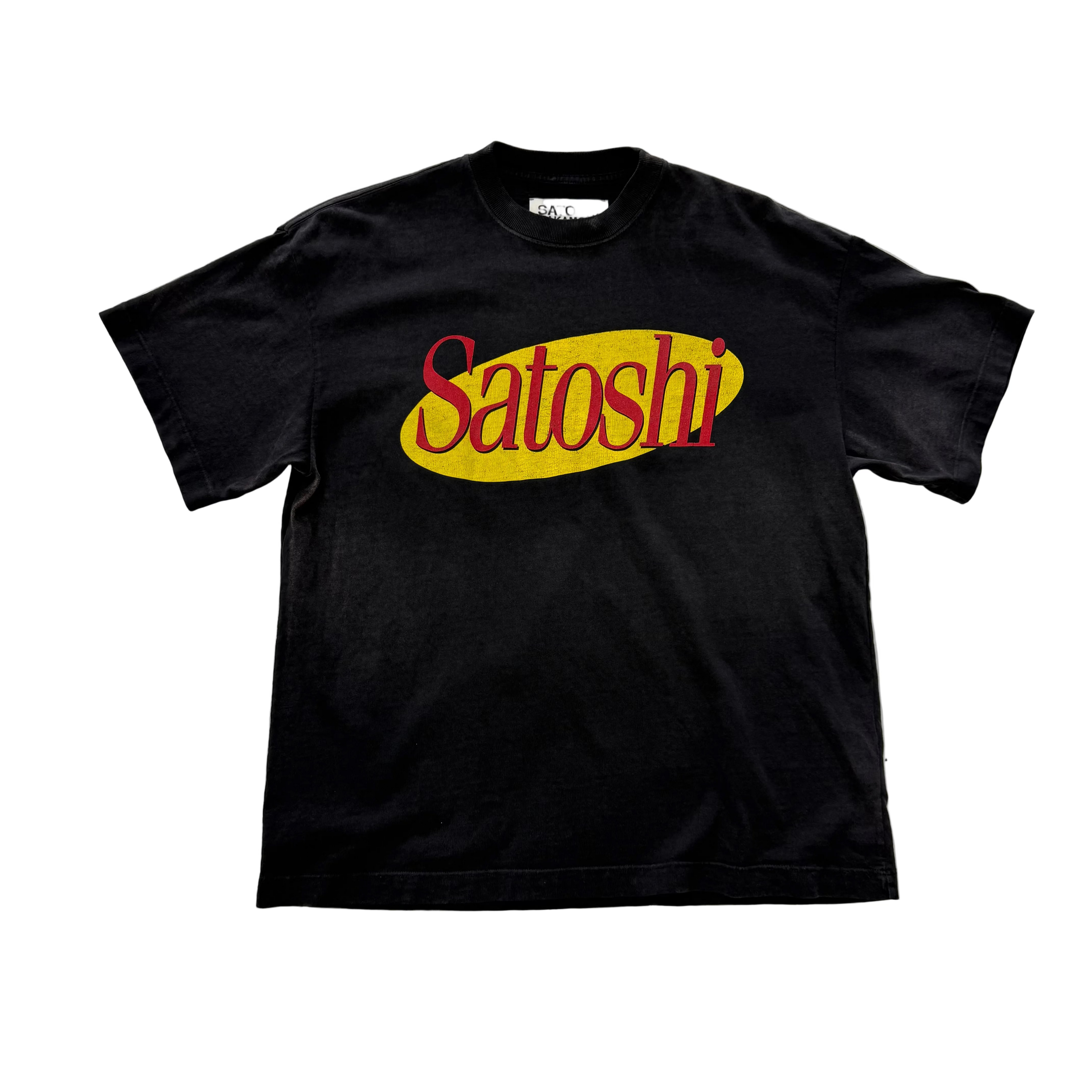 Satoshi Nakamoto Sitcom Tee Black