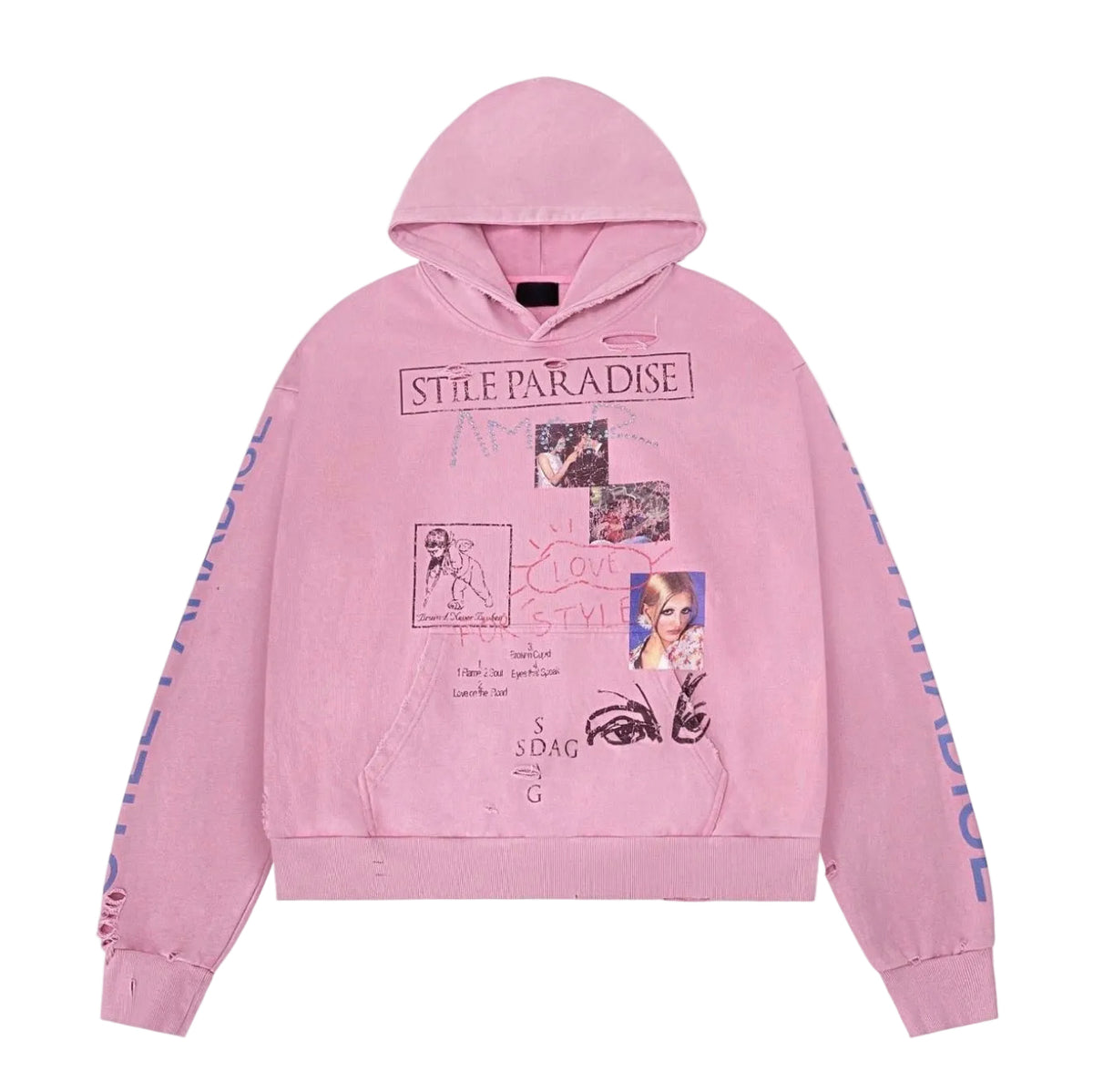 Stile Amor Paradise Pink Hoodie