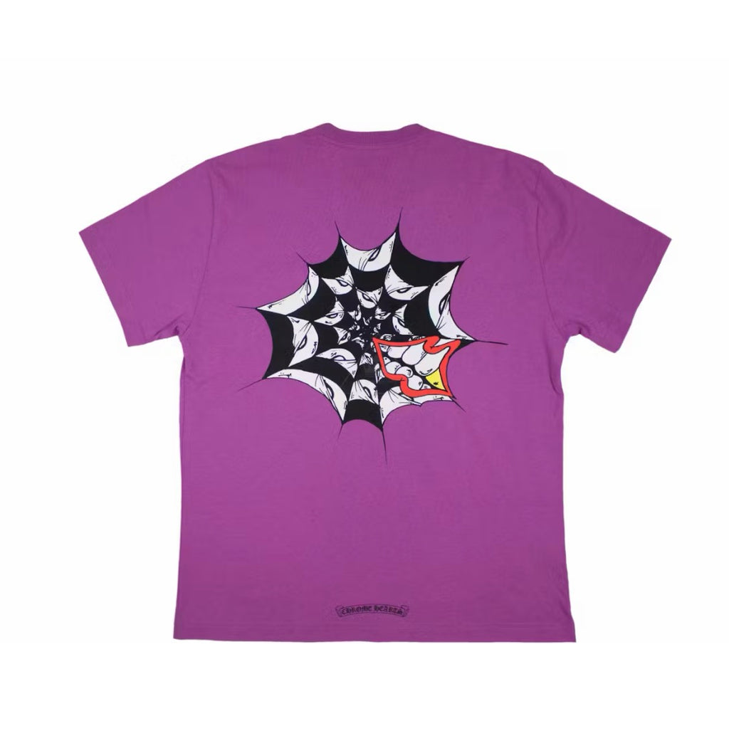 Chrome Hearts x Matty Boy ‘Spider Web’ Tee Purple
