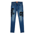 BOSSI Skull Light Wash Denim Jeans