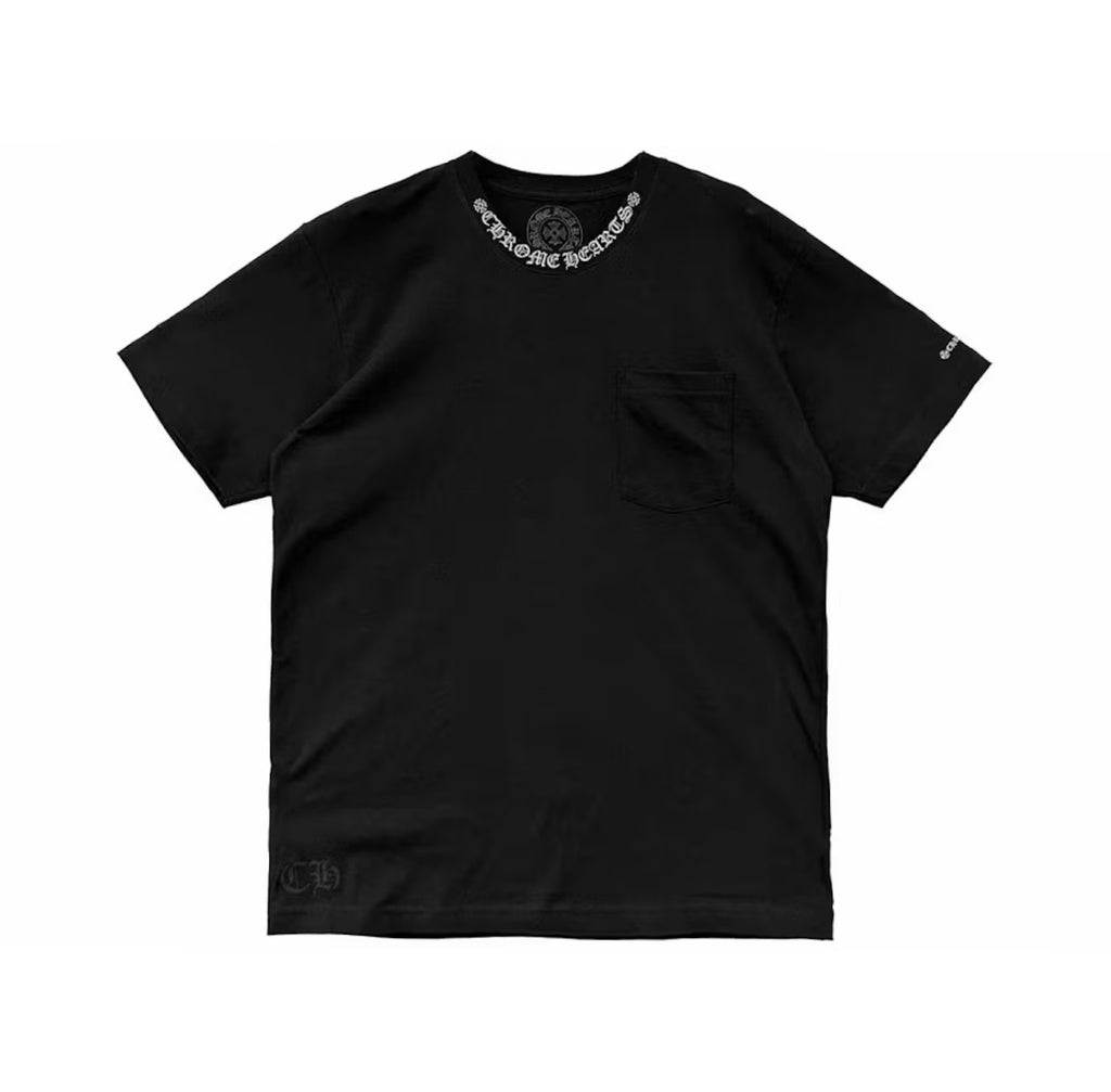Chrome Hearts ‘Neck Scroll’ Tee Black